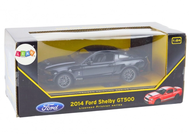 Model auta Ford Shelby GT500 v mierke 1:24 čierny s pohonom