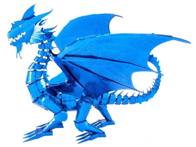 Metal Earth 3D Puzzle Modrý Drak