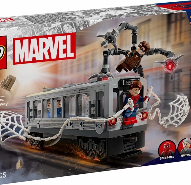 Spider-Man vs Doc Ock - scéna v metre LEGO Super Heroes