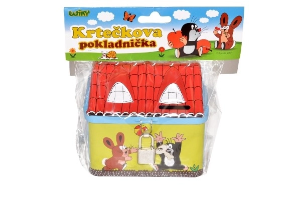 Krabička na poklady Krtkov domček so zámkom