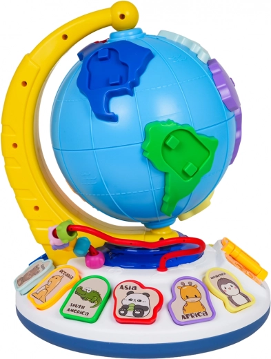 Otočný glóbus 360° a bohatá interakcia