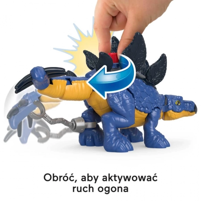 Imaginext stegosaurus a Dr. Grant figúrky set