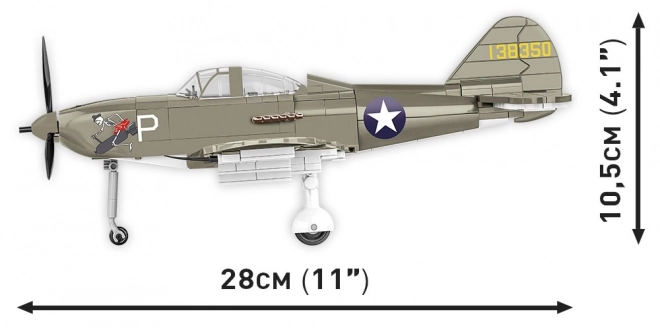 Stavebnica Bell P-39D Airacobra z druhej svetovej vojny 1:32