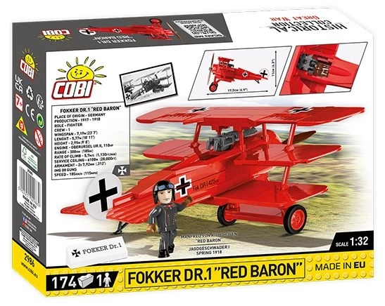 Stavebnica Fokker Dr.1 Červený barón