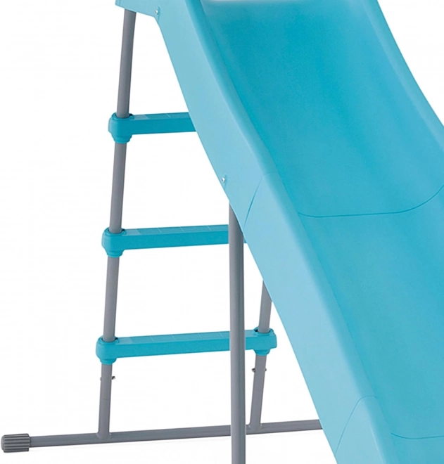 Detská záhradná šmykľavka 244 cm veľká oceľová plastová