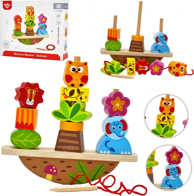 Tooky Toy Balancujúce zvieratká
