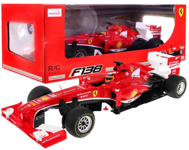 Ferrari F138 Rastar model 1:12 z diaľkovým ovládaním + pilot 2,4 GHz