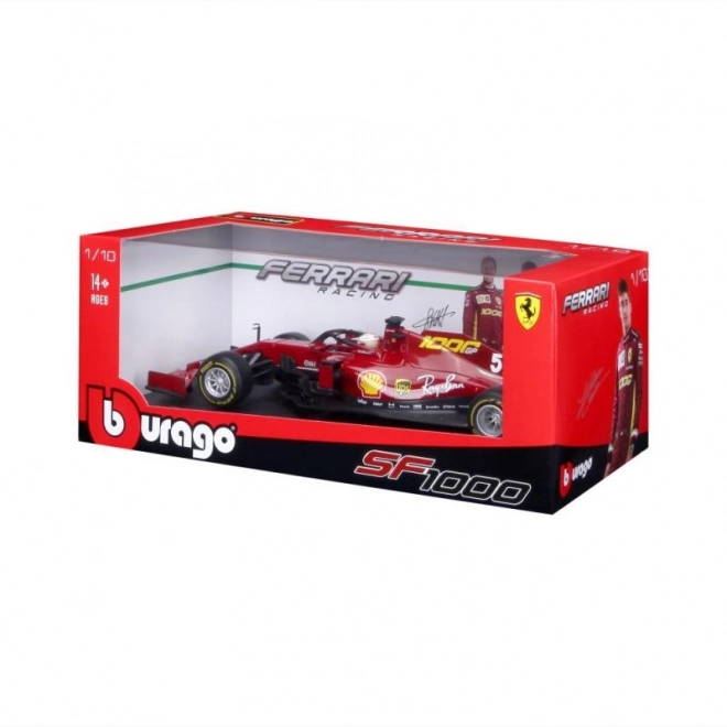 Červené Ferrari SF 1000 1:18 od Bburago