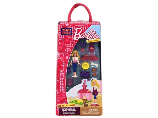 Mega Bloks Barbie Bábika Pasujúca do Kociek