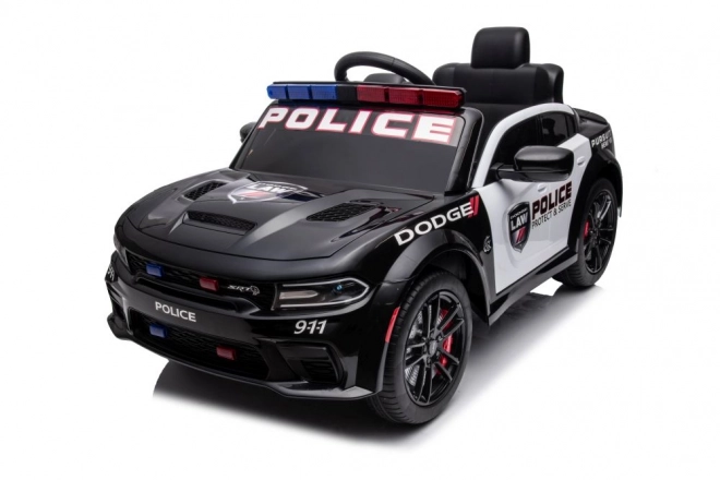 Auto na akumulátor Dodge Charger policajné čierne