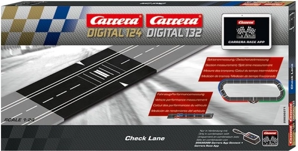 meranie medzičasov Check Lane pre autodráhy Carrera DIGITAL 132/124