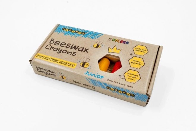 Ekologické voskové pastelky Junior 6 ks