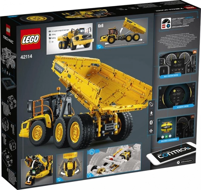 Lego Technic Volvo 6x6 kĺbový sklápač