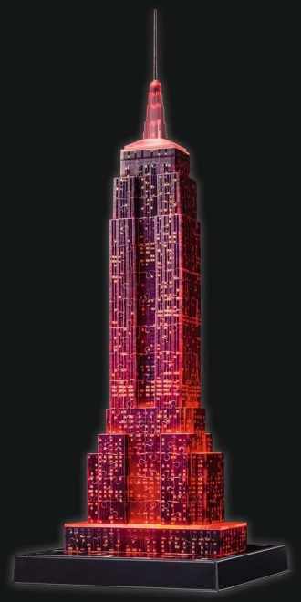 Svietiace 3D Puzzle Nočná Edícia Empire State Building