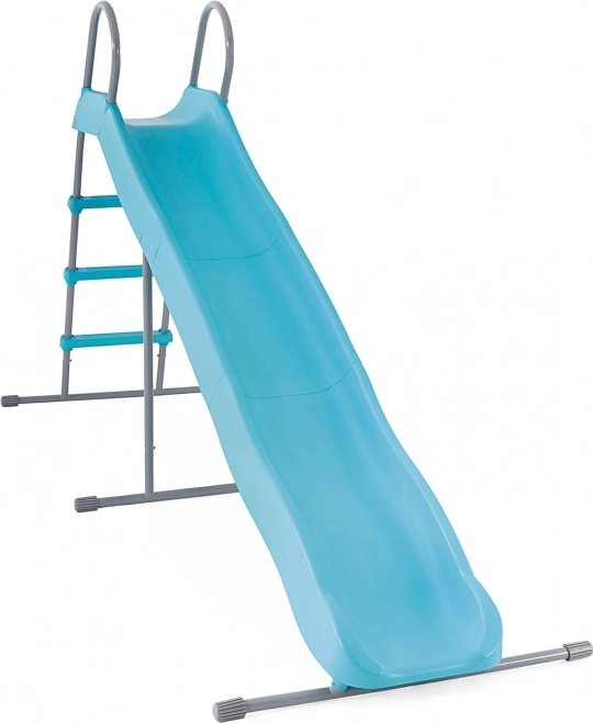 Detská záhradná šmykľavka 244 cm veľká oceľová plastová