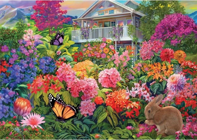 Puzzle Králičia záhrada 104 dielikov