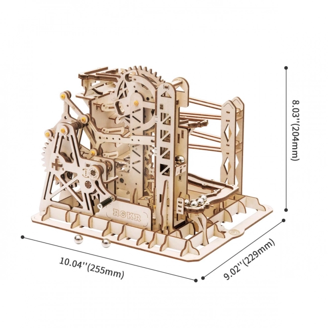 Robotime Rokr 3D drevené puzzle Kuličková dráha: Explorer