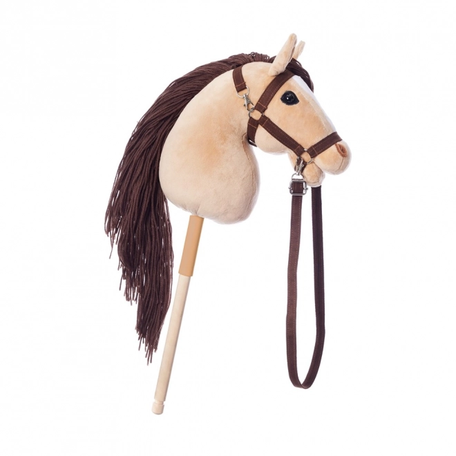 Kôň na tyči Hobby Horse HoppiHorse béžový