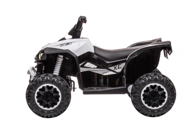 Biely akumulátorový quad