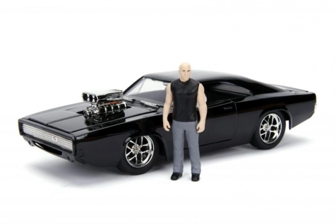 Rýchlo a zbesilo auto 1970 Dodge Charger 1:24 s figúrkou Dominic Toretto