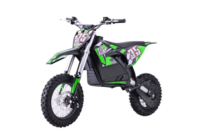 Elektrická motorka Pit Bike zelená