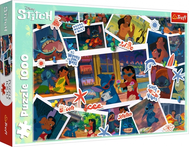 Puzzle 1000 dielikov Lilo a Stitch Sladké spomienky