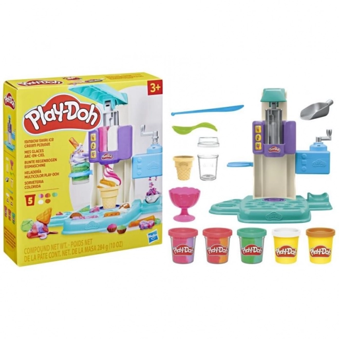 Play-Doh zmrzlináreň so zakrivenou špičkou