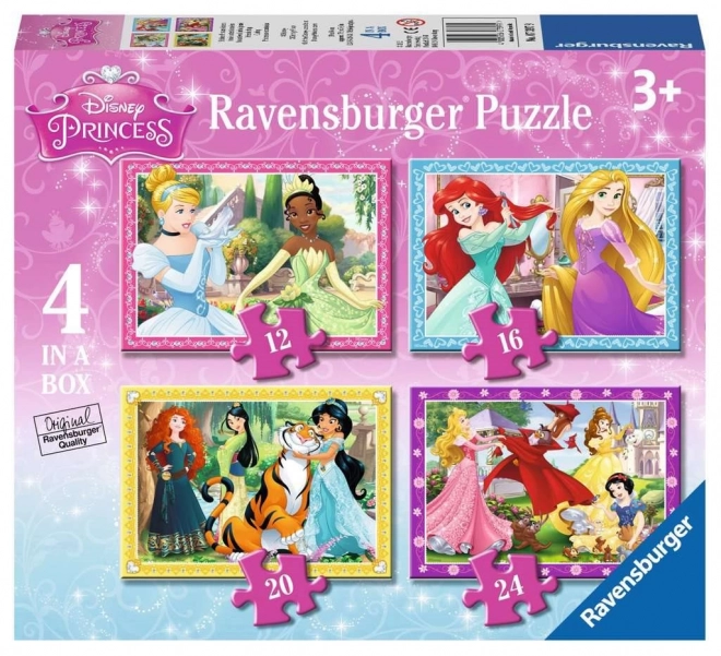 Ravensburger Puzzle Disney Princezné: Láskyplná Starostlivosť 4v1