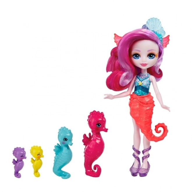 Lalka Enchantimals rodina Sedda Seahorse