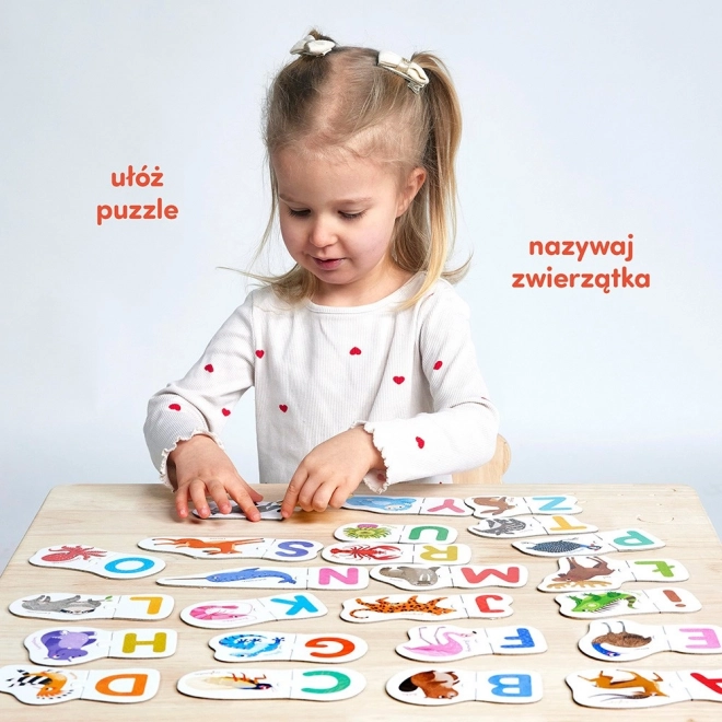 Puzzle do páru Abeceda