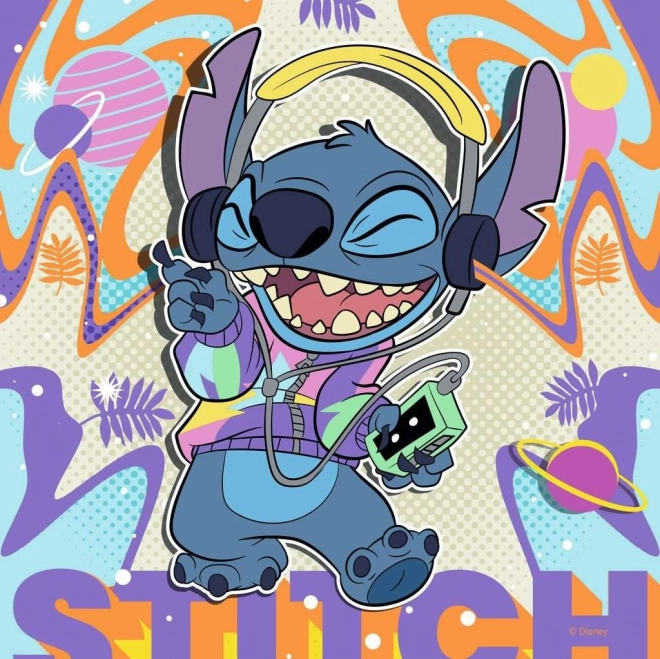 Ravensburger Puzzle Disney: Stitch 3x49 dielikov