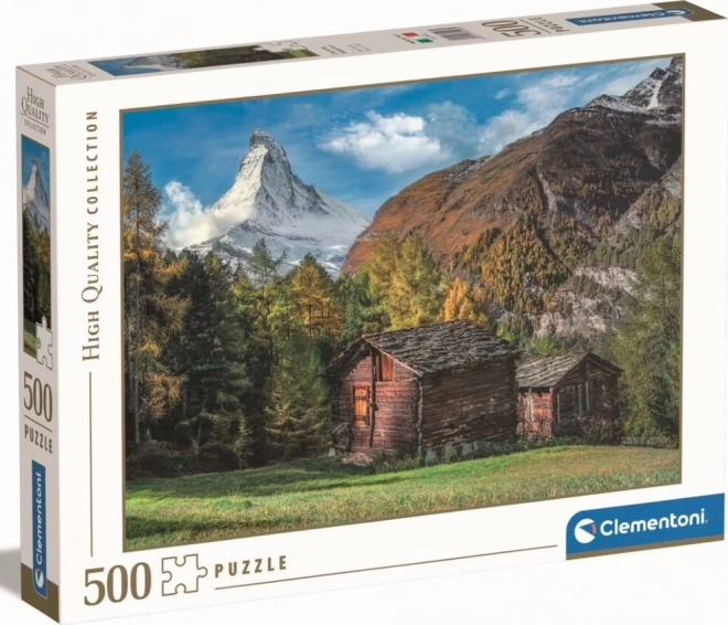 Puzzle 500 dielikov Hq Malebný Matterhorn