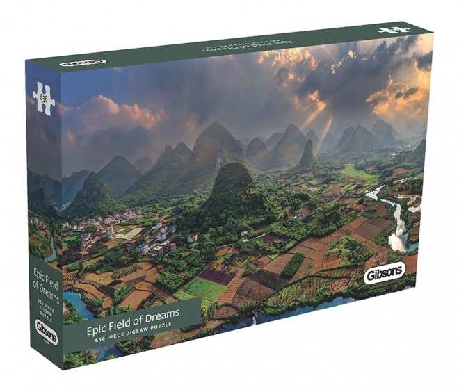 Panoramatické puzzle Impozantná krajina