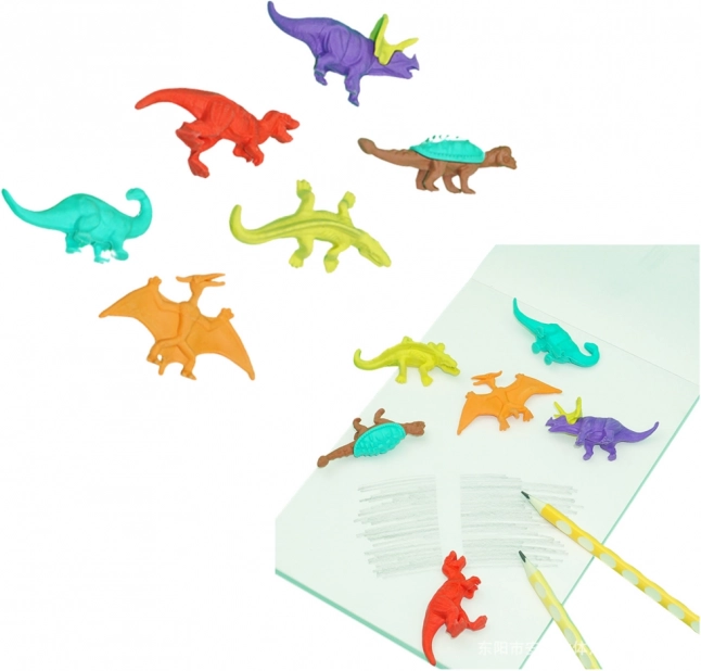 Sada gumičiek na gumovanie Dinosaury 6ks