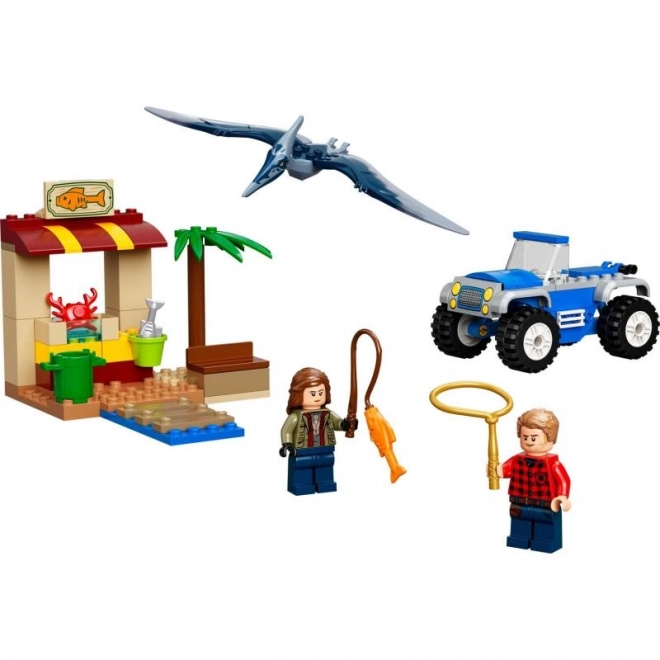 Lego Jurassic World prenasledovanie pteranodóna