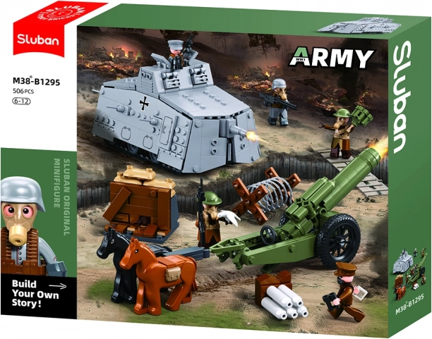 Stavebnica Tank Sluban Army z Prvej svetovej vojny