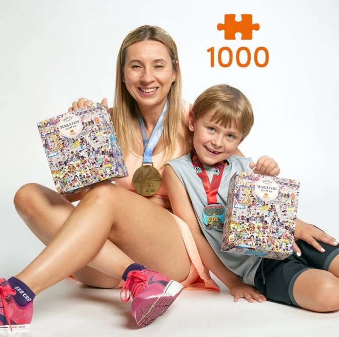 Puzzle Puzzlove Maratón 42,195 km 1000 dielikov