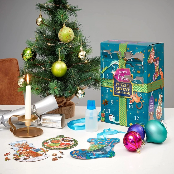 Gibsons adventný kalendár Puzzle Veselé rošťárny 1260 dielikov