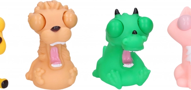 Stláčacie zvieratká s guľôčkovými očami 8 cm
