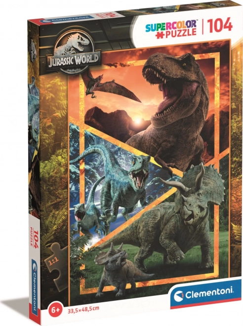 Puzzle 104 dielikov - Jurassic World od Clementoni