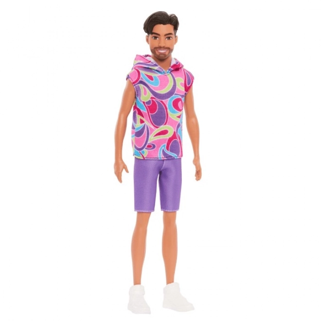 Barbie Model Ken – pestrofarebný obleček