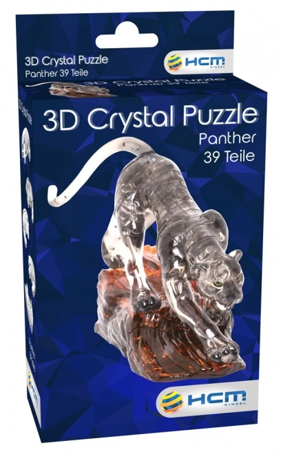 3D Crystal puzzle Čierny Panter