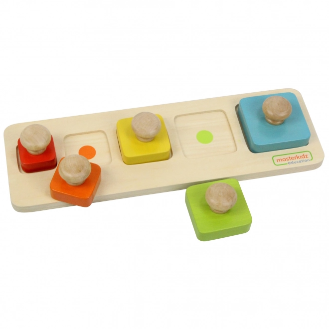 Masterkidz skladačka učenie veľkostí a farieb Montessori