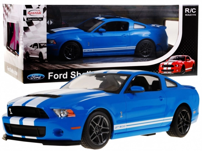 Zdalne auto Ford Shelby GT500 od Rastar 1:14, modrá