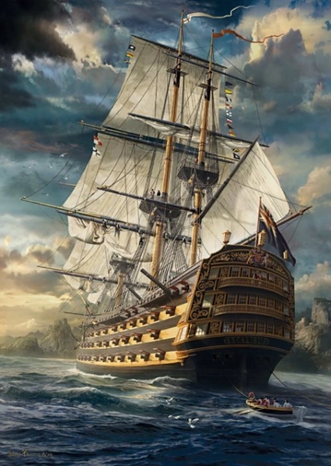 Puzzle Plachetnice 1000 Dielikov Schmidt