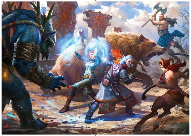 Puzzle Witcher Geralt a Triss v Bitke 1000 dielikov