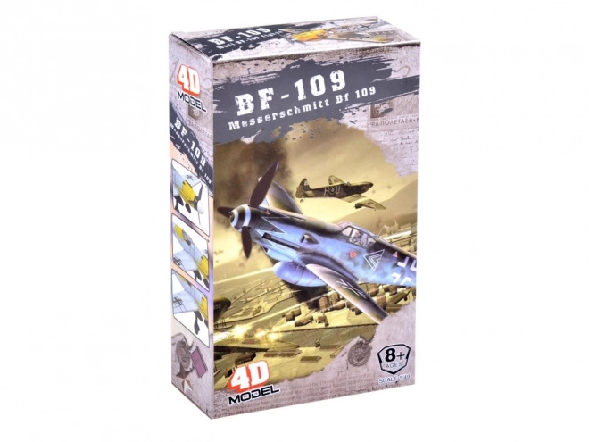 Plastikové lietadlo BF-109 na skladanie 1:48