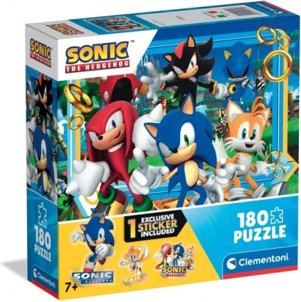 Puzzle CLEMENTONI Sonic ježko 180 dielikov