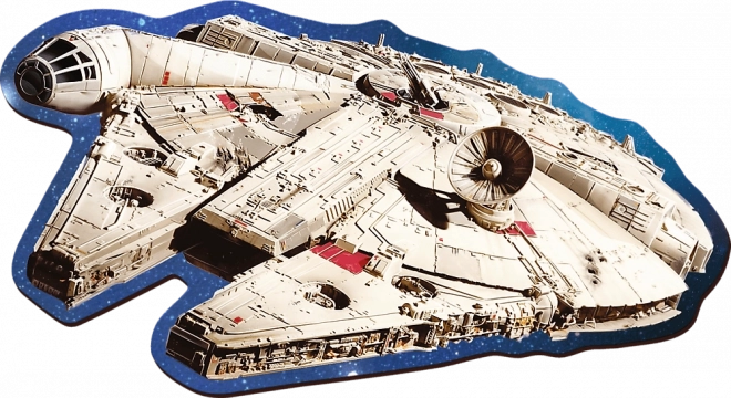 Drevené puzzle 160 dielikov Star Wars Millennium Falcon