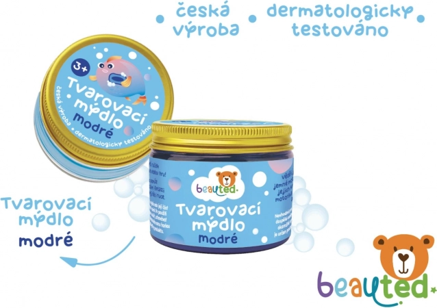 Tvarovacie mydlo v uzatvárateľnej dóze – Modrá
